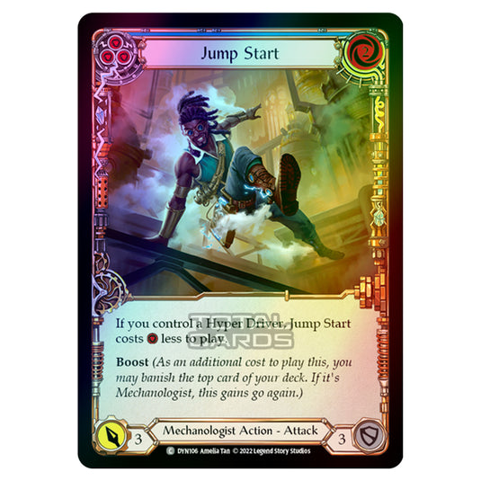 Flesh & Blood - Dynasty - Jump Start (Blue) (Rainbow Foil) - DYN106-RF