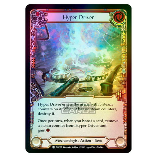 Flesh & Blood - Dynasty - Hyper Driver (Red) (Rainbow foil) - DYN110-RF