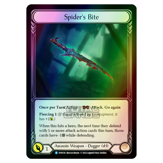 Flesh & Blood - Dynasty - Spider's Bite (Rainbow Foil) - DYN116-RF