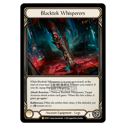 Flesh & Blood - Dynasty - Blacktek Whisperers (Rainbow Foil) - DYN117-RF