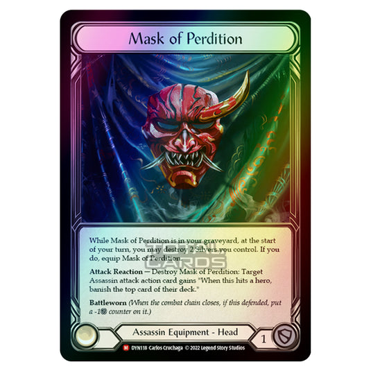 Flesh & Blood - Dynasty - Mask of Perdition (Cold Foil) - DYN118-CF