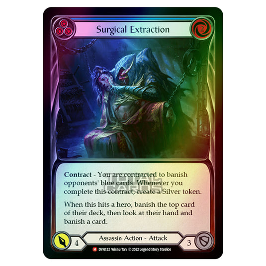 Flesh & Blood - Dynasty - Surgical Extraction (Rainbow Foil) - DYN122-RF