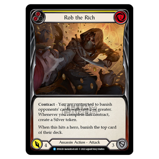 Flesh & Blood - Dynasty - Rob the Rich (Yellow) - DYN128