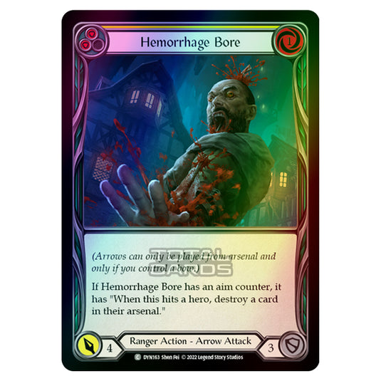 Flesh & Blood - Dynasty - Hemorrhage Bore (Yellow) (Rainbow Foil) - DYN163-RF