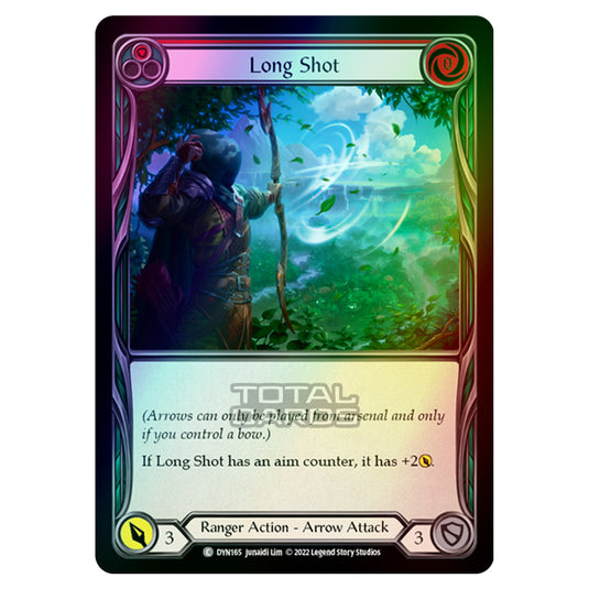 Flesh & Blood - Dynasty - Long Shot (Red) (Rainbow Foil) - DYN165-RF