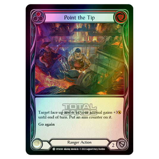 Flesh & Blood - Dynasty - Point the Tip (Red) (Rainbow Foil) - DYN168-RF