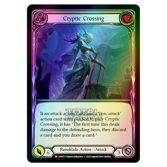 Flesh & Blood - Dynasty - Cryptic Crossing (Rainbow Foil) - DYN173-RF