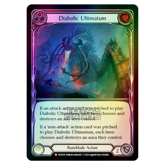 Flesh & Blood - Dynasty - Diabolic Ultimatum (Rainbow Foil) - DYN174-RF