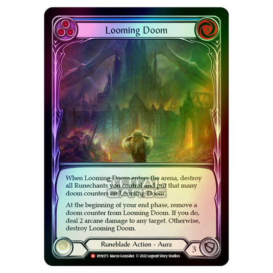 Flesh & Blood - Dynasty - Looming Doom (Rainbow Foil) - DYN175-RF