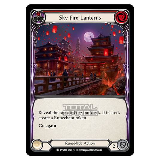 Flesh & Blood - Dynasty - Sky Fire Lanterns (Red) - DYN188