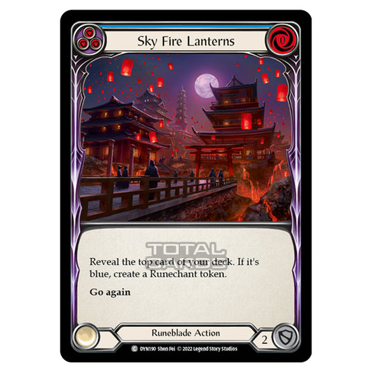 Flesh & Blood - Dynasty - Sky Fire Lanterns (Blue) - DYN190