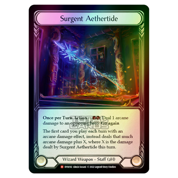 Flesh & Blood - Dynasty - Surgent Aethertide (Rainbow Foil) - DYN192-R
