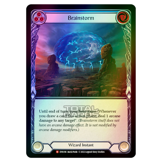 Flesh & Blood - Dynasty - Brainstorm (Rainbow Foil) - DYN196-RF