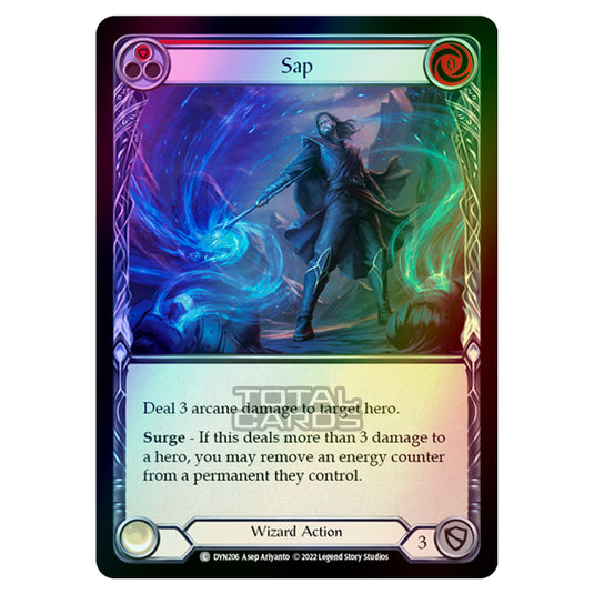 Flesh & Blood - Dynasty - Sap (Red) (Rainbow Foil) - DYN206-RF