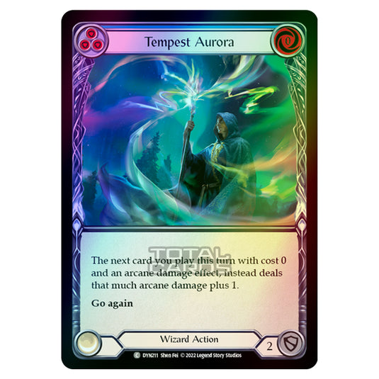 Flesh & Blood - Dynasty - Tempest Aurora (Blue) (Rainbow Foil) - DYN211-RF