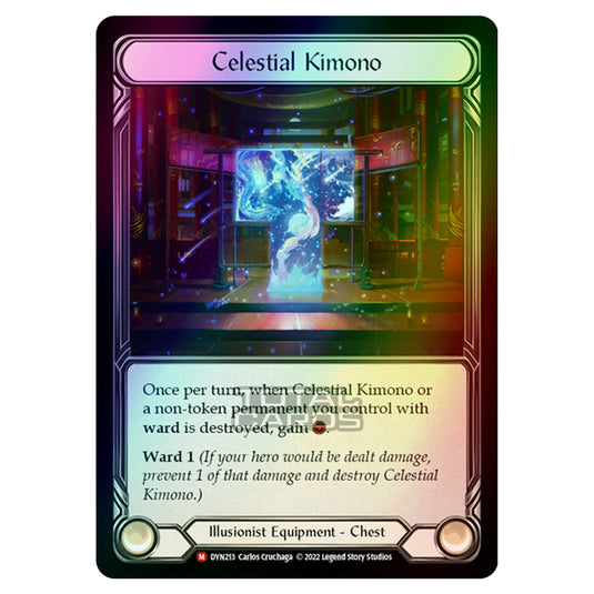 Flesh & Blood - Dynasty - Celestial Kimono (Rainbow Foil) - DYN213-RF