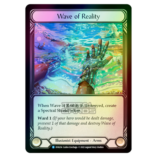 Flesh & Blood - Dynasty - Wave of Reality (Rainbow Foil) - DYN214-RF