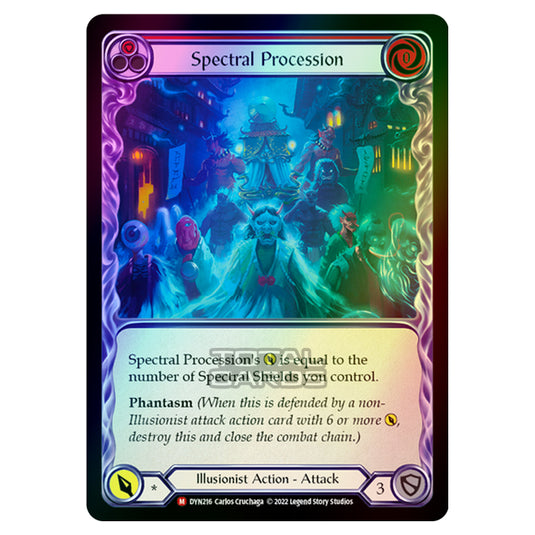 Flesh & Blood - Dynasty - Spectral Procession (Rainbow Foil) - DYN216-RF