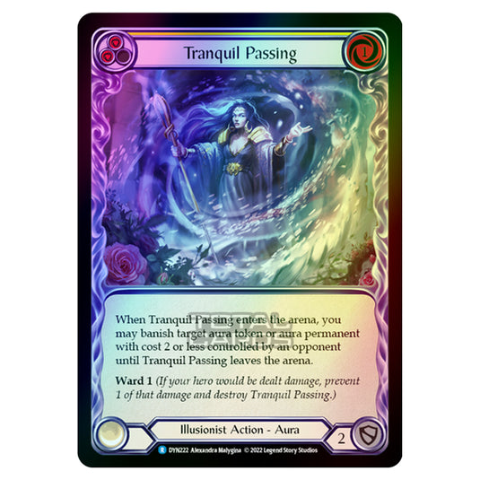 Flesh & Blood - Dynasty - Tranquil Passing (Yellow) (Rainbow Foil) - DYN222-RF