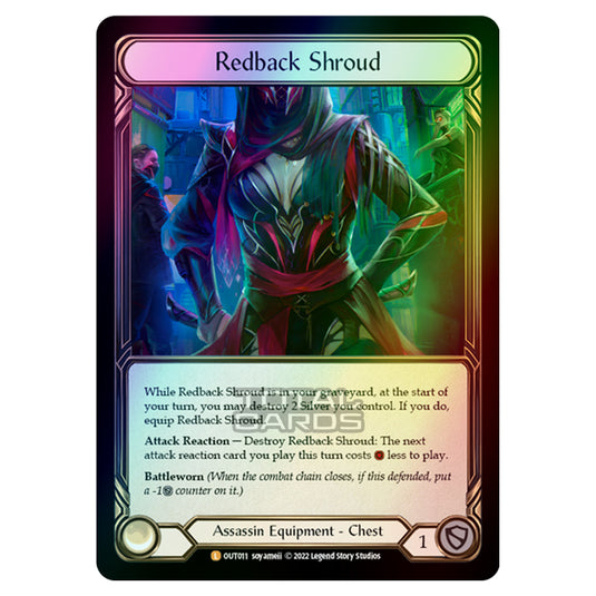 Flesh & Blood - Outsiders - Redback Shroud (Rainbow Foil) - OUT011