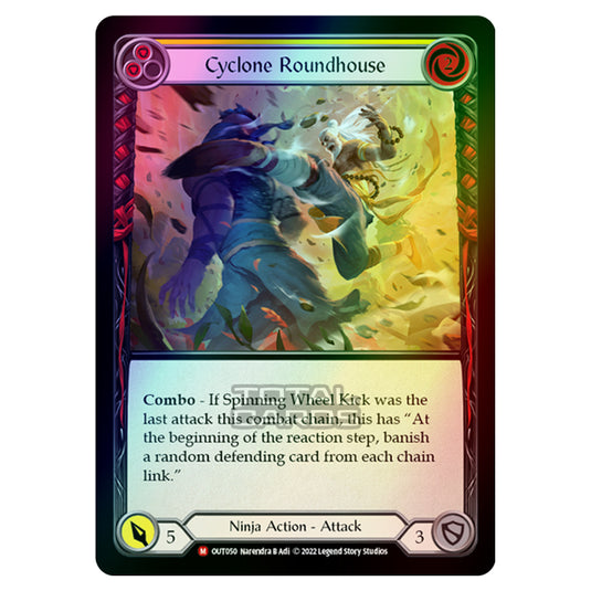 Flesh & Blood - Outsiders - Cyclone Roundhouse (Rainbow Foil) - OUT050