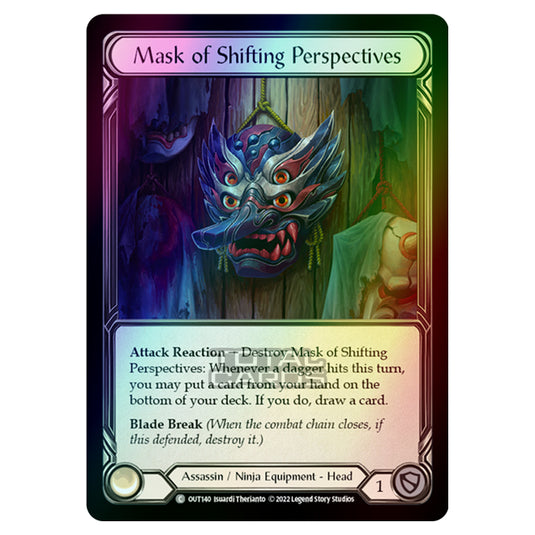 Flesh & Blood - Outsiders - Mask of Shifting Perspectives (Rainbow Foil) - OUT140