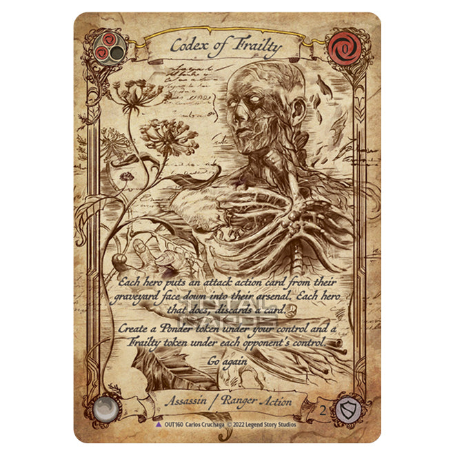 Flesh & Blood - Outsiders - Codex of Frailty (Cold Foil)