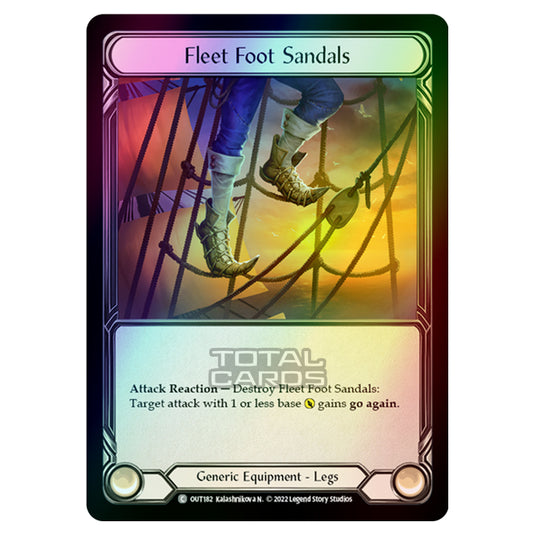 Flesh & Blood - Outsiders - Fleet Foot Sandals (Rainbow Foil) - OUT182