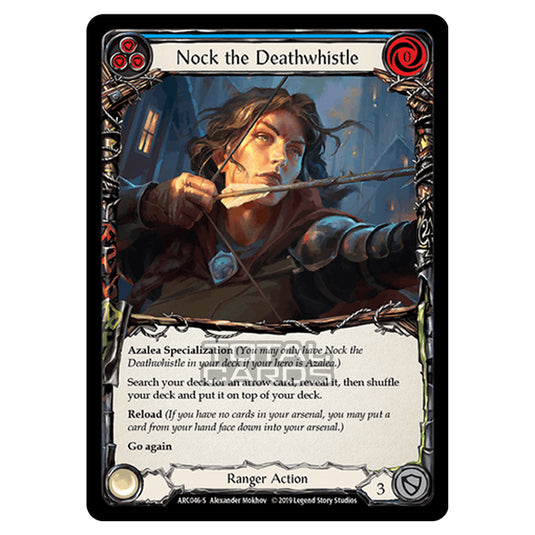 Flesh & Blood - Arcane Rising - Nock the Deathwhistle (Super rare) - ARC046