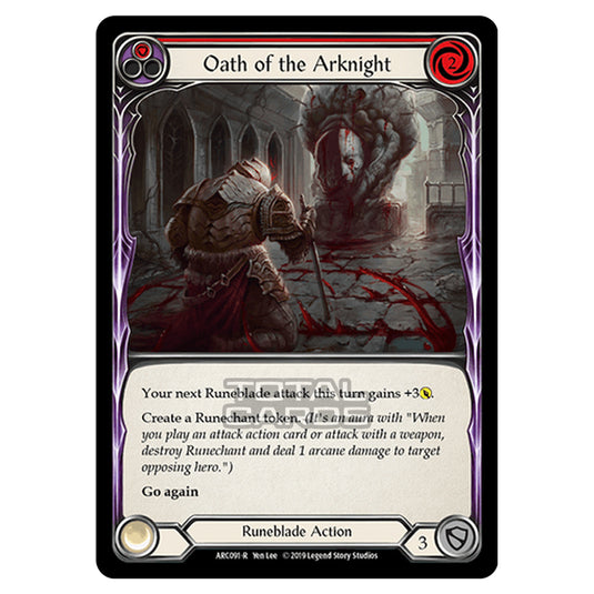 Flesh & Blood - Arcane Rising - Oath of the Arknight (Rare) - ARC091