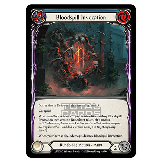 Flesh & Blood - Arcane Rising - Bloodspill Invocation (Common) - ARC108