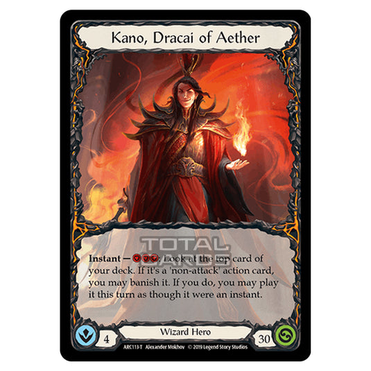 Flesh & Blood - Arcane Rising - Kano, Dracai of Aether (Token) - ARC113