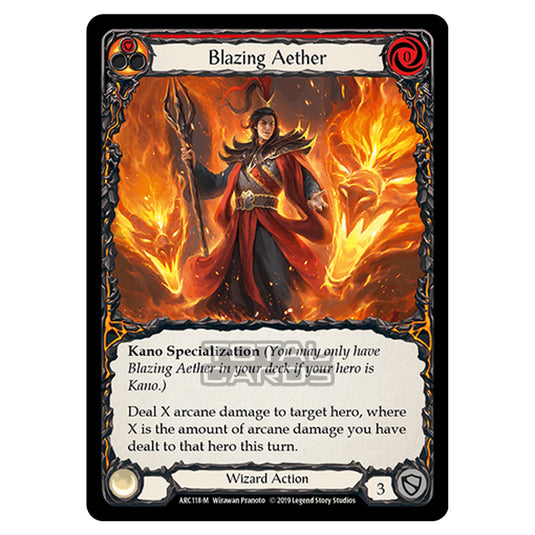 Flesh & Blood - Arcane Rising - Blazing Aether (Majestic) - ARC118