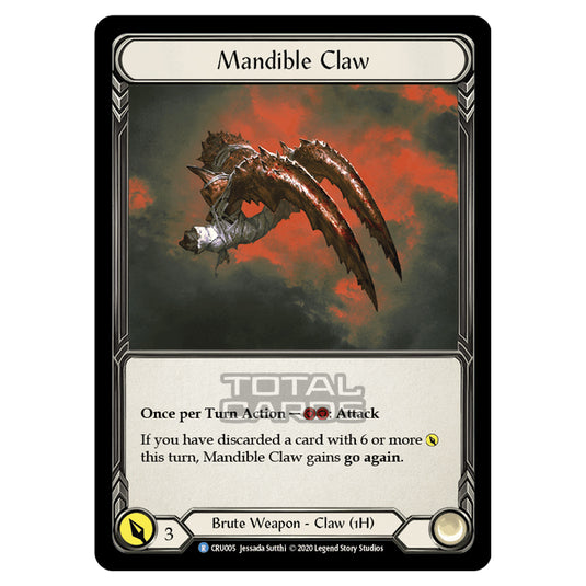 Flesh & Blood - Crucible of War - Mandible Claw (Rare) - CRU005