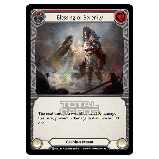 Flesh & Blood - Crucible of War - Blessing of Serenity (Common) - CRU041