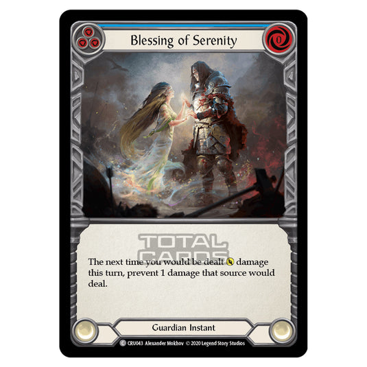 Flesh & Blood - Crucible of War - Blessing of Serenity (Common) - CRU043