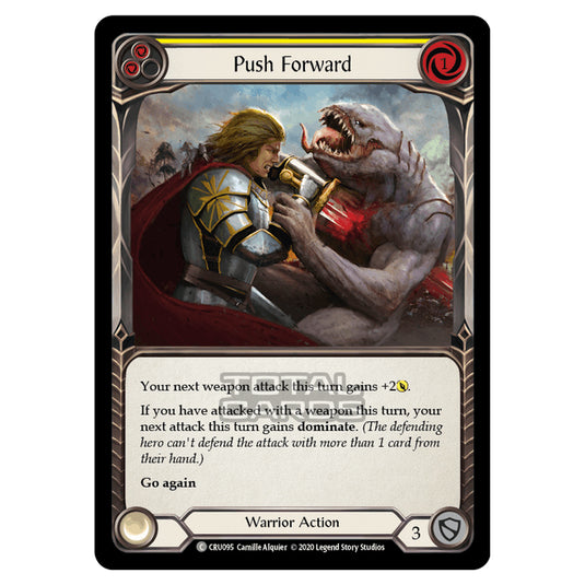 Flesh & Blood - Crucible of War - Push Forward (Common) - CRU095