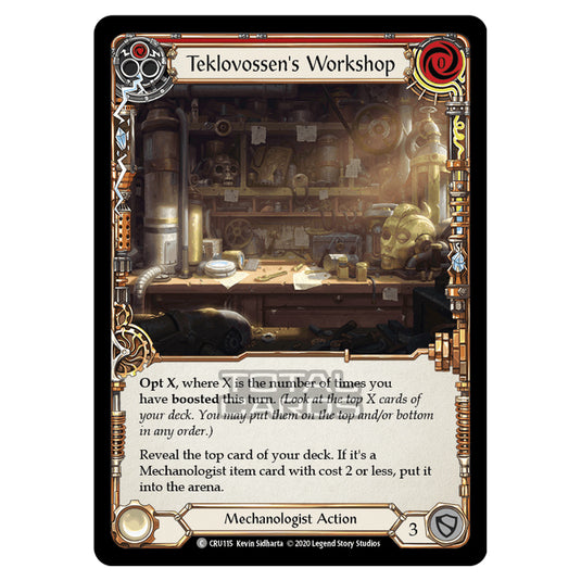 Flesh & Blood - Crucible of War - Teklovossen's Workshop (Common) - CRU115