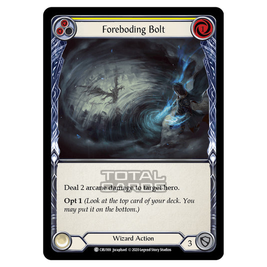 Flesh & Blood - Crucible of War - Foreboding Bolt (Common) - CRU169