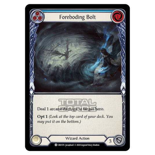 Flesh & Blood - Crucible of War - Foreboding Bolt (Common) - CRU170