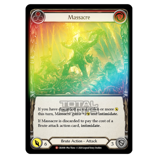 Flesh & Blood - Crucible of War - Massacre (Majestic) - CRU008 (Rainbow Foil)