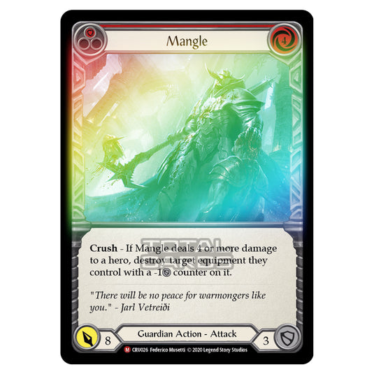 Flesh & Blood - Crucible of War - Mangle (Majestic) - CRU026 (Rainbow Foil)