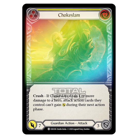 Flesh & Blood - Crucible of War - Chokeslam (Common) - CRU036 (Rainbow Foil)