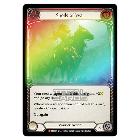 Flesh & Blood - Crucible of War - Spoils of War (Majestic) - CRU084 (Rainbow Foil)