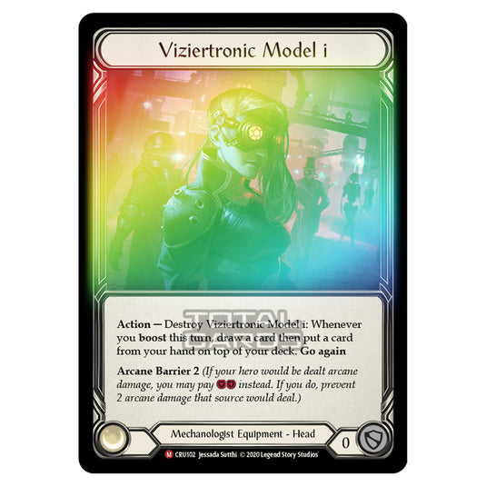 Flesh & Blood - Crucible of War - Viziertronic Model i (Majestic) - CRU102 (Rainbow Foil)