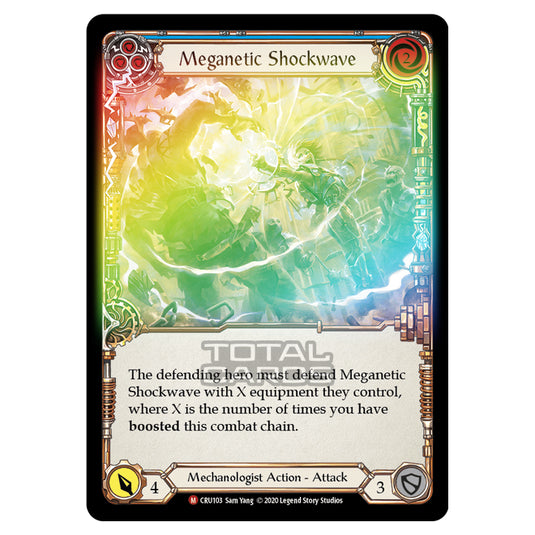 Flesh & Blood - Crucible of War - Meganetic Shockwave (Majestic) - CRU103 (Rainbow Foil)