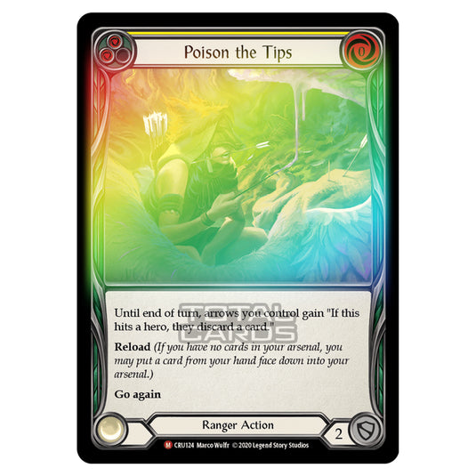 Flesh & Blood - Crucible of War - Poison the Tips (Majestic) - CRU124 (Rainbow Foil)