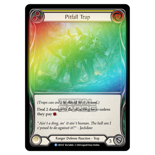 Flesh & Blood - Crucible of War - Pitfall Trap (Rare) - CRU127 (Rainbow Foil)