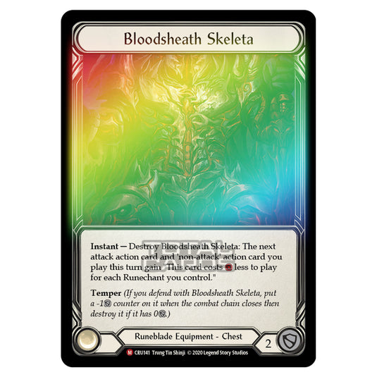 Flesh & Blood - Crucible of War - Bloodsheath Skeleta (Majestic) - CRU141 (Rainbow Foil)