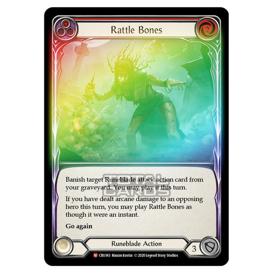 Flesh & Blood - Crucible of War - Rattle Bones (Majestic) - CRU143 (Rainbow Foil)